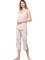Пижама с капри - фото 571250